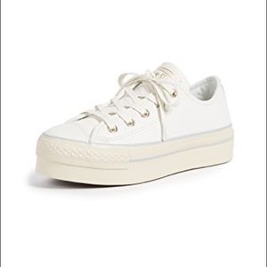 Converse Platform LIMITED EDITION white&gold